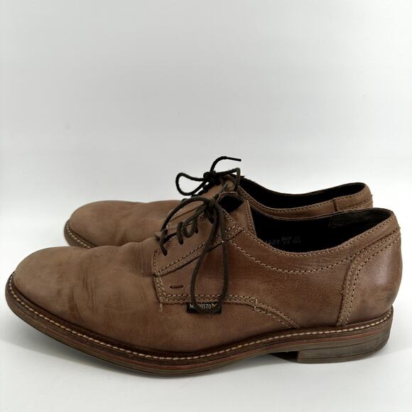 Mephisto Waino Air Jet Derby Dress Shoes Lace Up Leather Soft Air Brown 10 main image 5